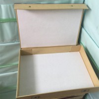 现货硬纸板档案盒 红布边A4纸板档案盒 5cm硬纸壳档案盒定做